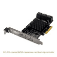thumbnail image 2 of Carte Contrôleur PCIE SATA 3.0 10 Ports PCI Express SATA3, 2 of 5