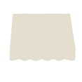 thumbnail image 2 of Awntech 3.375 ft San Francisco Fixed Awning Acrylic Fabric, Linen, 2 of 2
