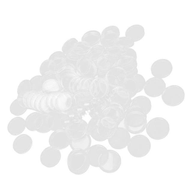 Yuarrent Caja transparente para 100 cápsulas portamonedas para colección de monedas Type2 NO2