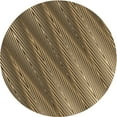 thumbnail image 1 of Ahgly Company Machine Washable Indoor Round Transitional Metallic Gold Area Rugs, 5' Round, 1 of 7