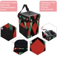 thumbnail image 2 of Palestine Foldable Mini Trash Can with Lid - Leak-Proof Car Garbage Can for Hanging Storage Bag, 2 of 6