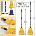 thumbnail image 2 of Fregona comercial, fregona industrial con extremos en bucle, fregonas resistentes con cabezales de fregona de 3 hilos para limpieza de pisos, amarilla, 2 of 4