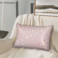 thumbnail image 2 of Disketp Rose Gold Abstract Spots 1 Satin Pillowcase for Hair and Skin - Satin Pillow Cases Standard Size 20x30 inches with Zipper,Gifts for Women Men (without pillow core), 2 of 6