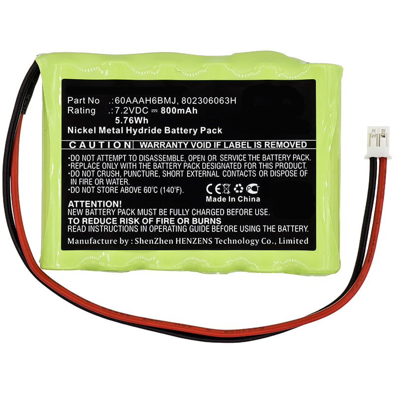 Yale HSA6400 High Capacity Premium Alarm Control Panel Battery Pack 