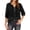 Black, variant on Plus Size Tshirts for Women Linen Shirt Embroidered Sleeves Chiffon Collar Elegant Casual Blouse Summer Summer Tops for Women 2026 Green XXXL