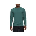 thumbnail image 2 of Tyhengta Men's Long Sleeve Swim Shirts Rashguard UPF 50+ UV Sun Protection Shirt Athletic Workout Running Hiking T-Shirt Swimwear LodenFrost L, 2 of 8