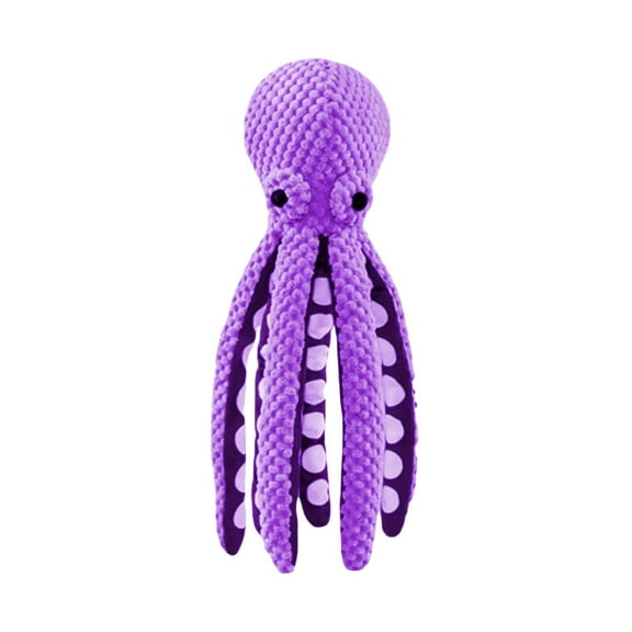 ruiheuyx Octopus Dog Toy, A Durable Chew Toy with A Squeaking Sound, Suitable for Small, Medium, and Large Indoor and Outdoor Games(B)