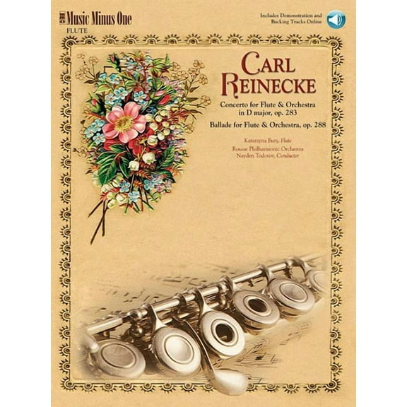 Reinecke - Concerto for Flute Orchestra Ballade for Flute Orchestra: Music Minus One Flute