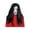 D, variant on Realistic Female Ghost Mask for Halloween , Scary Long Hair Latex Mask for Costume Parties, Halloween-Themed Houses & Horror Events - Durable Rubber Halloween Accessory