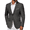 Dark Grey, variant on Men's Business Blazer Slim Fit Lightweight Sport Coats Two Button Casual Suit Jacket