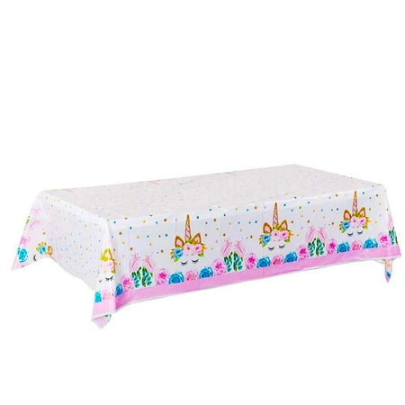 

Yarrkc 5 Pack Unicorn Happy Birthday Table Cover P