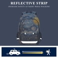 thumbnail image 5 of FORMRS Unisex School Backpack 17" Student Travel Bag with Laptop Compartment, Swirling Starry Sky, 5 of 7
