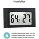 thumbnail image 5 of Paquete de 5 mini termómetros digitales para temperatura, humedad e higrómetros digitales para interiores, color negro., 5 of 5