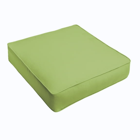 Sorra Home Apple Green Indoor/Outdoor Deep Seating Cushion, Corded