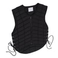 thumbnail image 2 of Equestrian Protector Vest,Professional Zip Closure Unisex Black Equestrian Protector Waistcoat Horse Riding Protective Vest with Extended Padding for Adult, 2 of 7