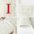 thumbnail image 4 of 1Pack 21 Inches Knitted Christmas Stockings with Initials, Large Red Custom Monogram Christmas Stockings with Letter, Personalized Xmas Decoration for Holiday Family Party, 4 of 5