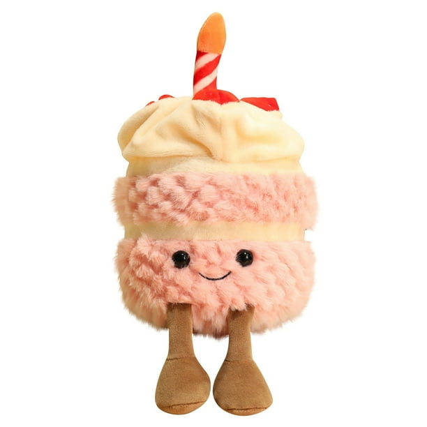 Jellycat Cute Cake Stuffed Animals, Jelly Cats Stuffed Toys, 11 Inch Jellycat Plush Toys Bedtime Friend Christmas Valentine's Day Gifts for Girls Boys Kids Children