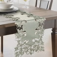 thumbnail image 2 of Table Runner for Dining Table, Ivory Table Linen, 60×120 inches - The Alvina Collection - Spring Home Décor, 2 of 8