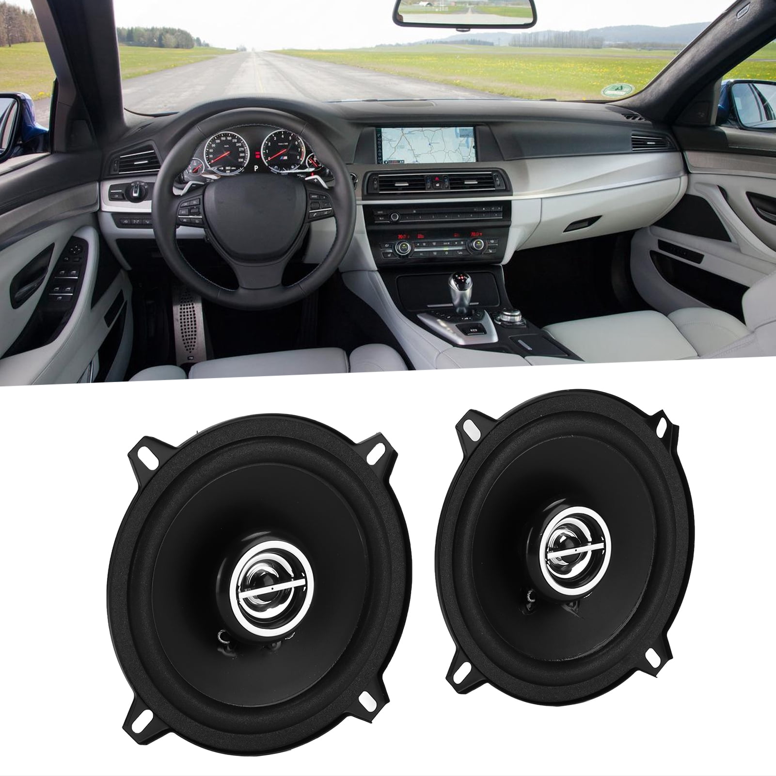 Fyydes 400 Watt Car Tweeter,4 Way Car Speaker 400 Watt 4 Way 4 Ohm Full