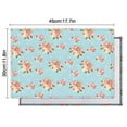 thumbnail image 5 of Pioneer Flower Floral Print Pattern Summer Placemats Table Placemats Set Of 6-Linen Kitchen Washable Placemats Table Mats 12x18 Inch Non-Slip Heat Resistant, 5 of 5