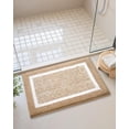 thumbnail image 2 of Alfombras de baño Color&Geometry G Brown, absorbentes, antideslizantes, 20 x 29 cm, 2 of 8