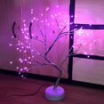 thumbnail image 2 of Prettyui Bonsai Tree Light,Pink Night Light Tree Lamp, 20" Fairy Light Spirit Tree Lamp with 108 Led Lights,USB/Battery Touch Switch, Decor for Party Wedding and Christmas, 2 of 7