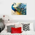 thumbnail image 5 of ARISTURING Watercolor Peacock Beautiful Feather Canvas Wall Art Aesthetic Peacocks Lovers Picture Wall Decor HD Peacock Prints Modern Artwork for Home Living Room Bedroom Bathroom, 5 of 6