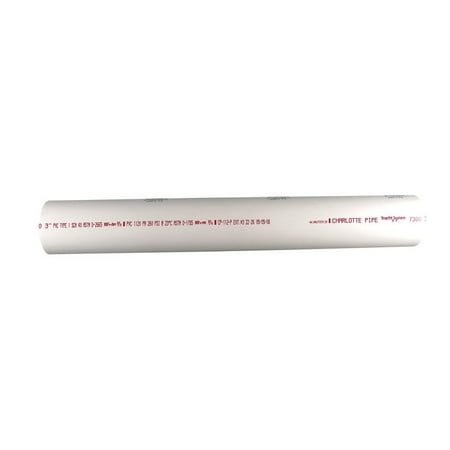 Charlotte Pipe  Solid Pipe  1 in. Dia. x 2 ft. L Plain End  Schedule 40  450