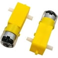 thumbnail image 5 of 20 Pieces DC 70MA (3V) Robot Intelligent Car DIY Dual Shaft Gear TT Motor for Robot Car MCU 7X2.2X1.8cm,20 * gear motor,yellow, 5 of 7