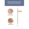 thumbnail image 5 of Vruelia Blackhead Remover Comedone Extractor,2 PCS Pimple Popper Tool, Pimple Comedone Removal 2-in-1 Extractor Tool,Stainless Steel Pimple Extractor Blackhead Removal Tool (Silver), 5 of 6