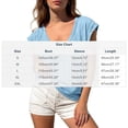 thumbnail image 3 of DYTTDG Women's Cap Sleeve Tank Top, Deep V Neck Loose Fit Top, Solid Color Summer Casual Tee, 3 of 8
