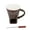 Coffee brown, variant on BIMZUC Ceramic Chocolate Fondue Mug with Fork – Melt Chocolate, Cheese, Butter & Coffee, Candle‑Friendly, Dishwasher Safe