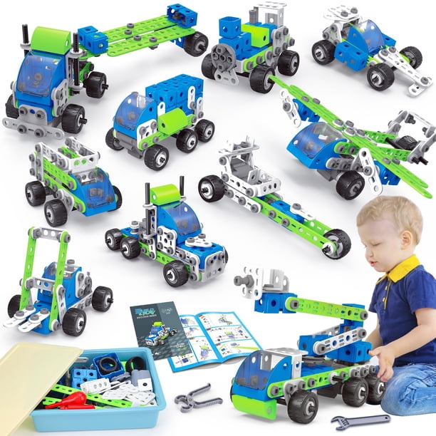 Juguetes de construcción 18 en 1 STEM Toys Tsomtto, 175 piezas, de 5 a 10 años
