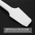thumbnail image 3 of MasteelfCA Portable Long Handle Silicone Scraper Cream Spatula Baking Gadget (White), 3 of 8