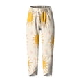 thumbnail image 2 of Pantalones de Mujer Traje Verano Cómodo de Moda Impreso Pantalones Recortados, Pantalones Elásticos Casuales, 2 of 5
