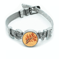 thumbnail image 1 of La pintura la cultura japonesa flor roja Pulsera pulsera pulsera de cristal amor pulsera ajustable, 1 of 2