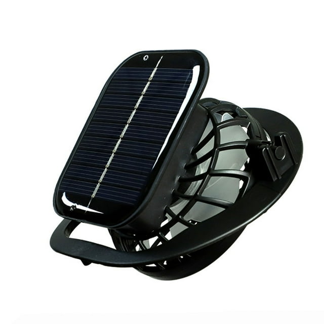 EGNMCR Fan Burrow Fan, Solar Energy, USB Rechargeable Battery, Fan, Strong Wind Versatile And Suitable For Multiple Purposes solar powered fan