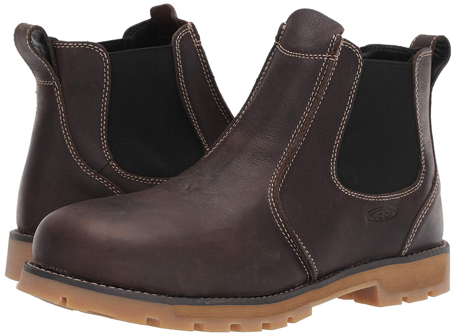 Keen Men 10.5D Seattle Work Boots Aluminum Safety Toe Waterproof Black Leathet Keen Utility Men main image 4