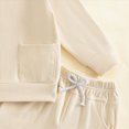 thumbnail image 5 of TOWED22 Toddler Baby Boy Clothing Sets Solid Color Long Sleeve Tops and Pants Kids 2pcs Outfits(Blazer,7-8 Y), 5 of 7