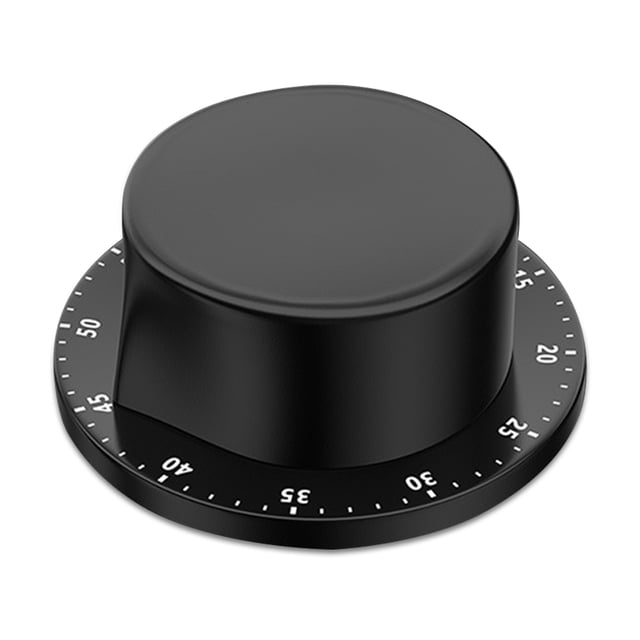 Xingzhi Kitchen Timer Precise Mechanical Stainless Steel Alarm Clock Countdown Cooking Timing Reminder Tools Stop Watch Accessories Black