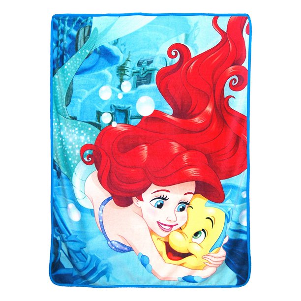 Super Soft Throws Ariel Flounder Friend New 45x60" Blanket