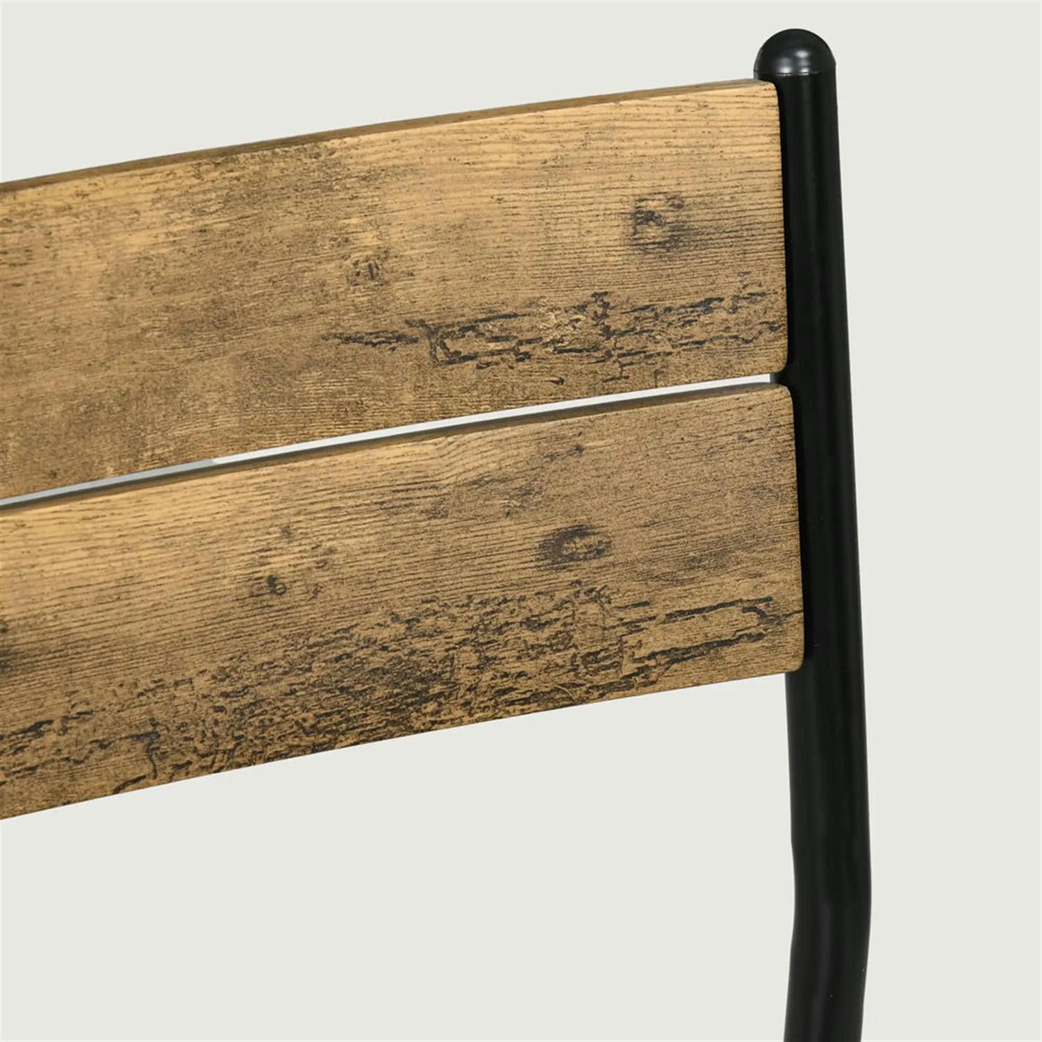 Demi Bonn 3 Piece Dining Table Set for Small Spaces, Modern Kitchen Table and Chairs for 2 Dining Room Set with Chairs Home Furniture Rectangular, Brown