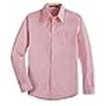 thumbnail image 3 of Spring&Gege Chemises Habillées à Manches Longues pour Garçons Uniforme Formel Tissé Uni, Rose, 5-6 Ans, 3 of 4