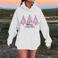 thumbnail image 2 of Chuancc Fall Sports Must Haves For Moms Sweaters For Women Christmas Crewneck Sweatshirt Pullover Sweaters Winter Clothes Cotton Hoodie 2025 Fall Outfits Fashion Christmas Sweatshirts White M, 2 of 4
