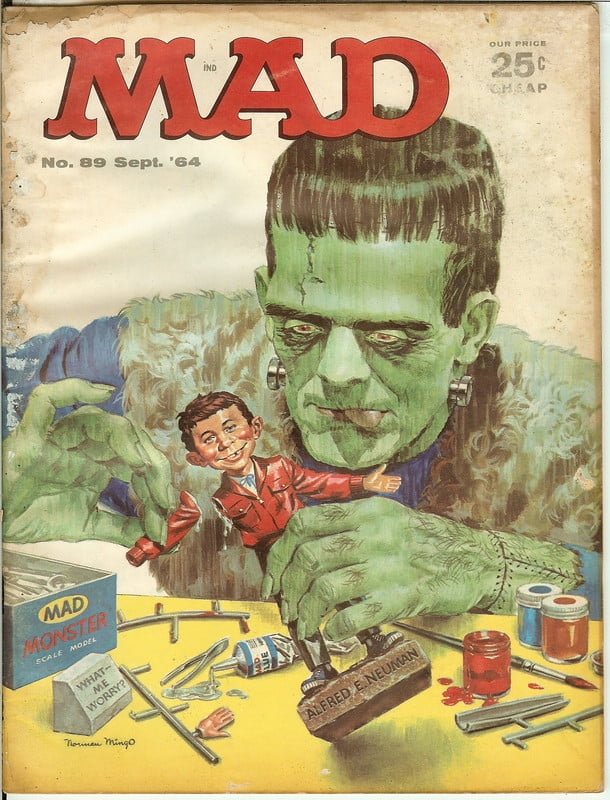 MAD Magazine #89 Sept 1964 (POOR Condition)