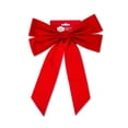 thumbnail image 3 of (6 pack) Red Christmas Wreath Bow, 15 in, by Holiday Time, 3 of 5