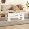 thumbnail image 1 of vidaXL Coffee Table White 102x55x45 cm Engineered Wood, 1 of 4