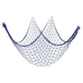 thumbnail image 1 of Unique Bargains Fishing Net Decor, 80' x 60' Fish Net Decor Party Accessory, Dark Blue, 1 of 4