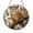 Acrylic 3.5 Inch, variant on Forest Owl Window Art – Faux Stained Glass