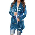 thumbnail image 2 of LOVZFMLL Cardigan pour Femmes Imprimés Halloween Cardigan à Manches Longues Veste, 2 of 7